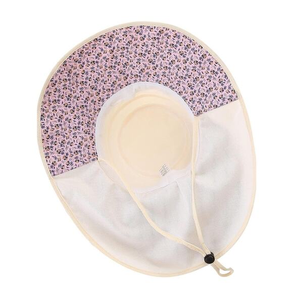 Sun Hats for Women Foldable Wide Birm Boonie Hat Adjustable, Hat with tether - Picture 2 of 9